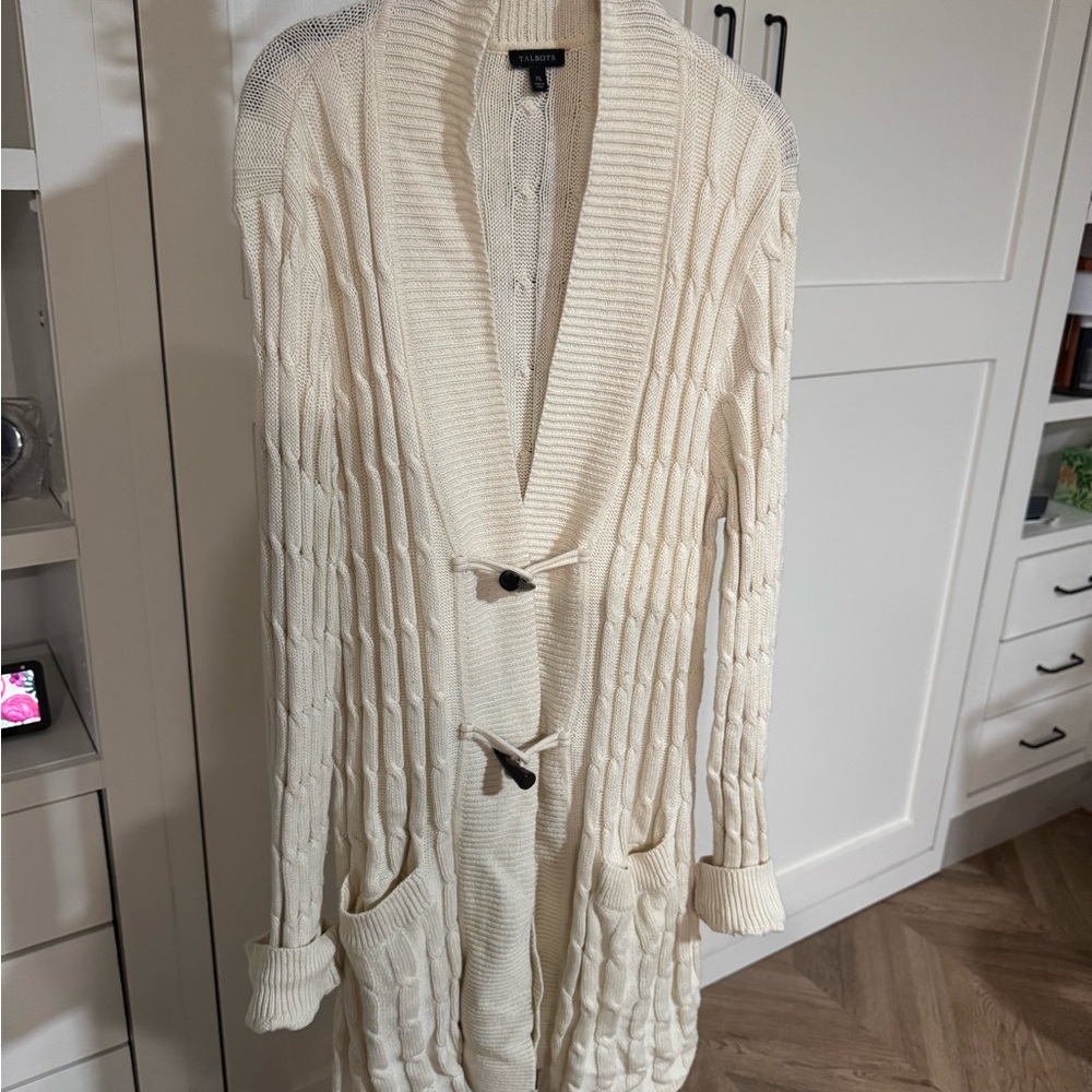 Talbots Ivory Knit Sweater